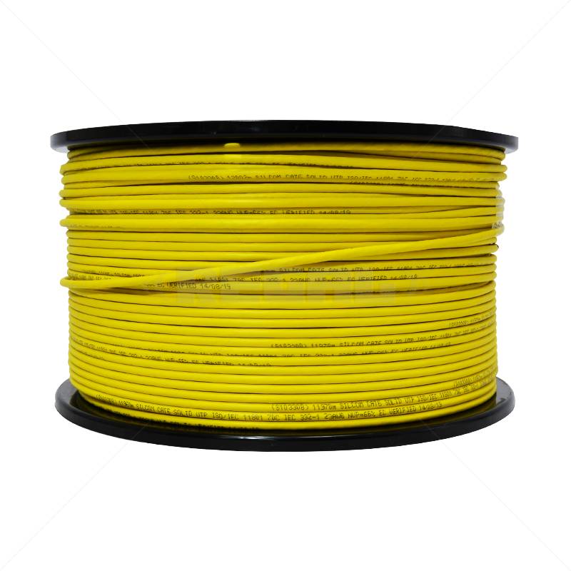 CAT6 UTP Solid Copper Indoor Yellow - 500m