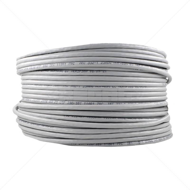 CAT6 Solid Copper Indoor Grey - 100m