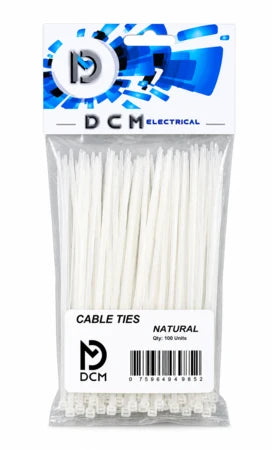 Dcm 388 X 7.8mm Natural Cable Ties