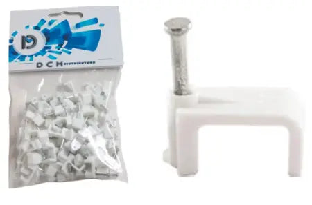 Cable Clips 5MM Flat / 101 (20 Pack)