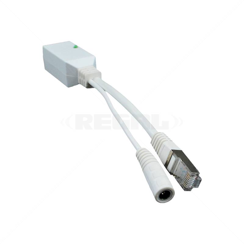 Network Power Passive Gigabit PoE Injector or Splitter from 12V to 56V up to 50m