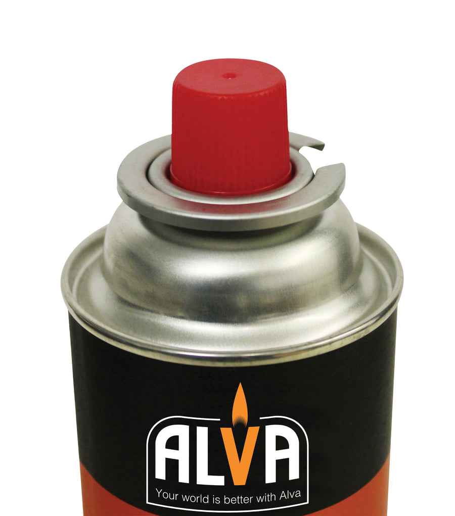 Alva 4 X Butane Gas Canisters 220g - Alva 4 X Butane Gas Canisters 220g
