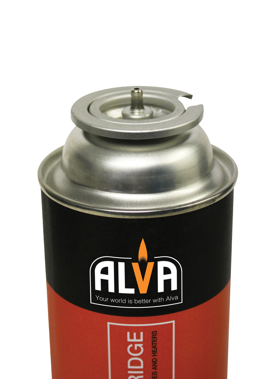 Alva 4 X Butane Gas Canisters 220g - Alva 4 X Butane Gas Canisters 220g