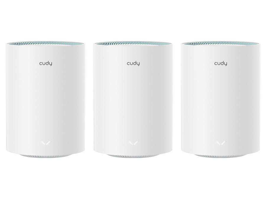 Cudy Dual Band WiFi 5 1200Mbps Gigabit Mesh 3 Pack - Guards On Duty Shop & Security Guards
