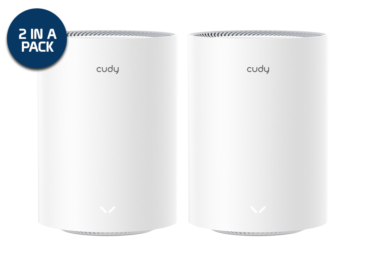 Cudy Dual Band WiFi 7 3600Mbps Gigabit Mesh Router | M3600 (2-Pack) - Guards On Duty Shop & Security Guards