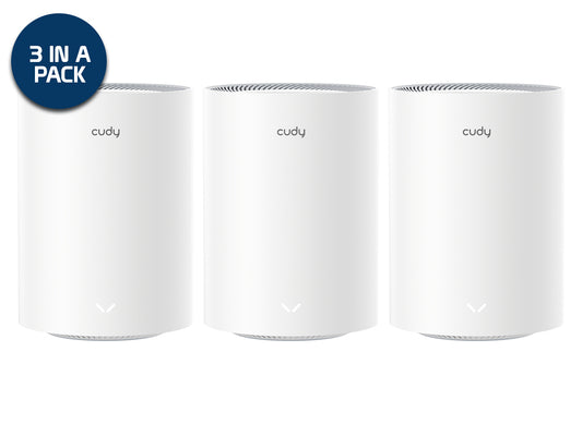 Cudy Dual Band WiFi 7 3600Mbps Gigabit Mesh Router | M3600 (3-Pack) - Guards On Duty Shop & Security Guards