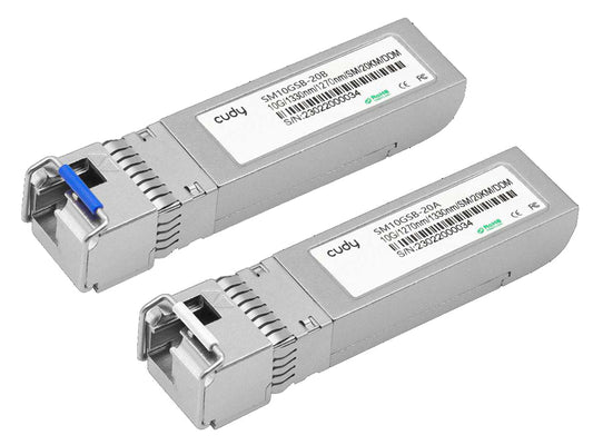 Cudy Single Mode 10G LC Bi-Directional SFP 20km - Guards On Duty Shop & Security Guards