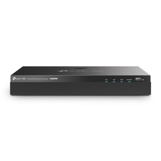 VIGI 16 Channel PoE+ Network Video Recorder, 2 SATA, 90W PoE