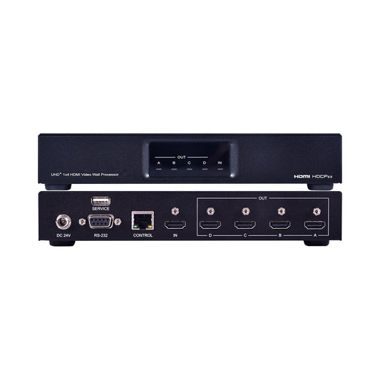 1x4 Video Wall Processor - 4k — Cypress | Guards on Duty Shop