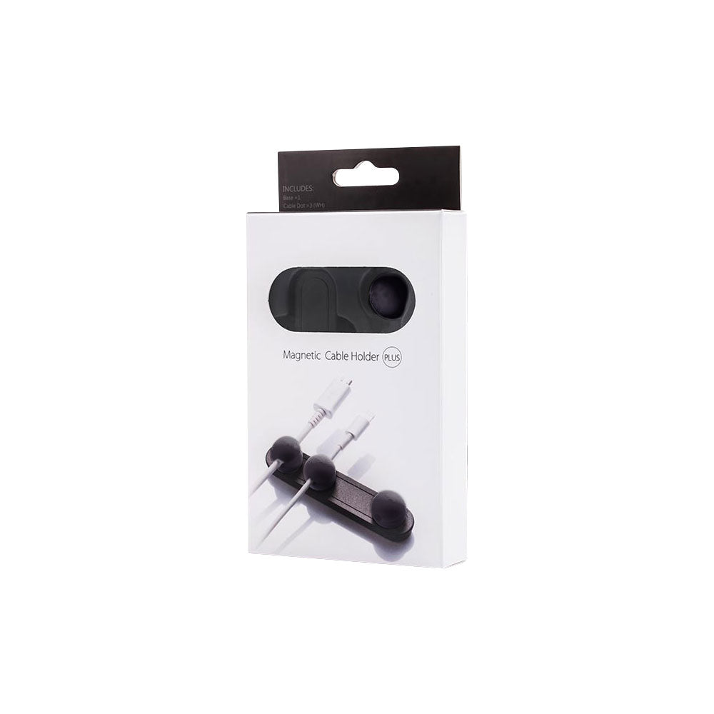 Magnetic Cable Holder, Plus Black — TreAsia | Guards on Duty Shop