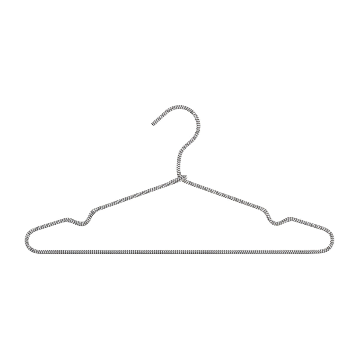 CASA 10Pc Non-Slip Hanger Set - Black/White