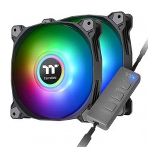 Thermaltake CL-F116-PL14SW-A - TT FAN, PURE DUO 14 ARGB 2PK BLACK