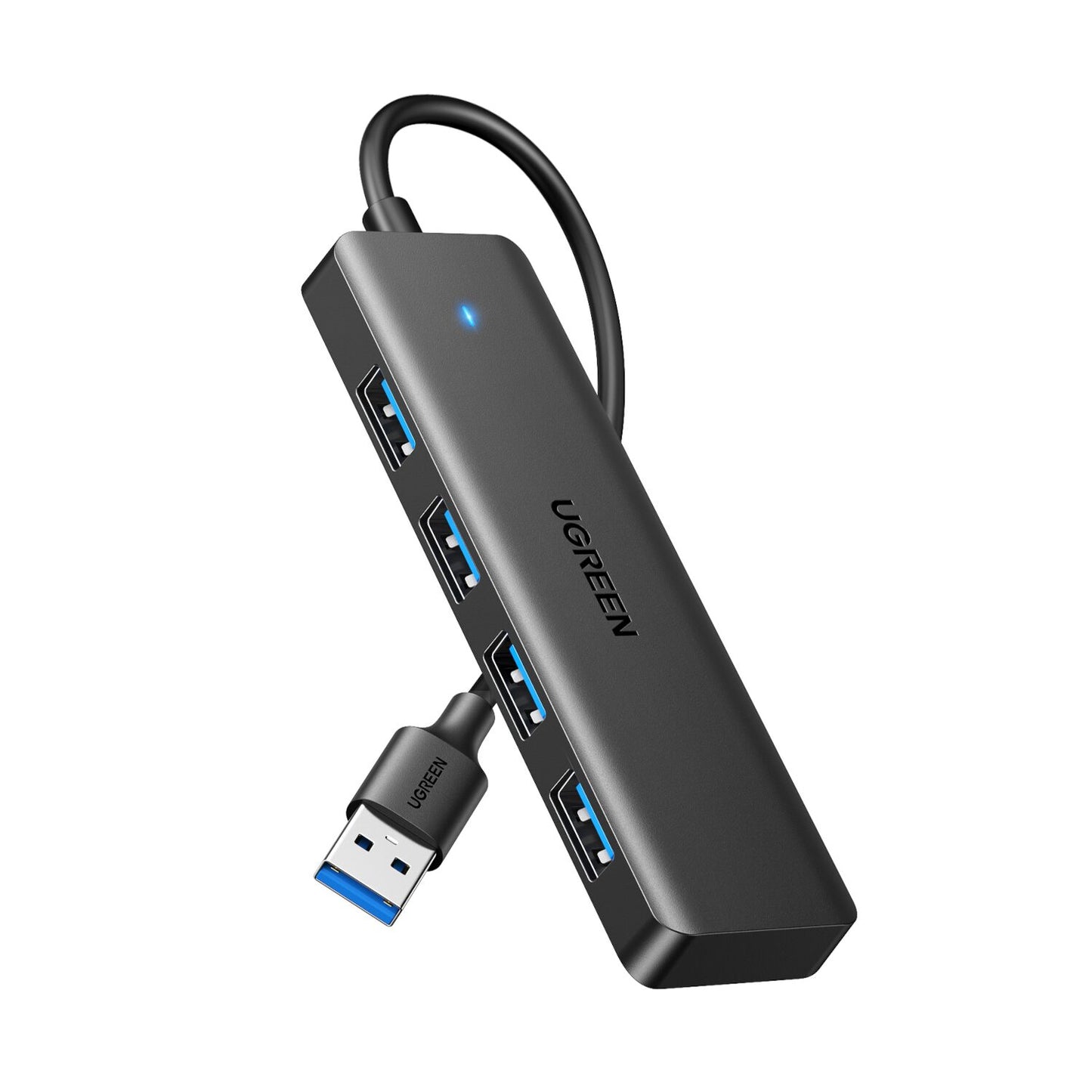 UGREEN 4-in-1 USB 3.0 Hub - High-Speed 5Gbps Data Transfer - Grey - Guards On Duty Shop & Security Guards