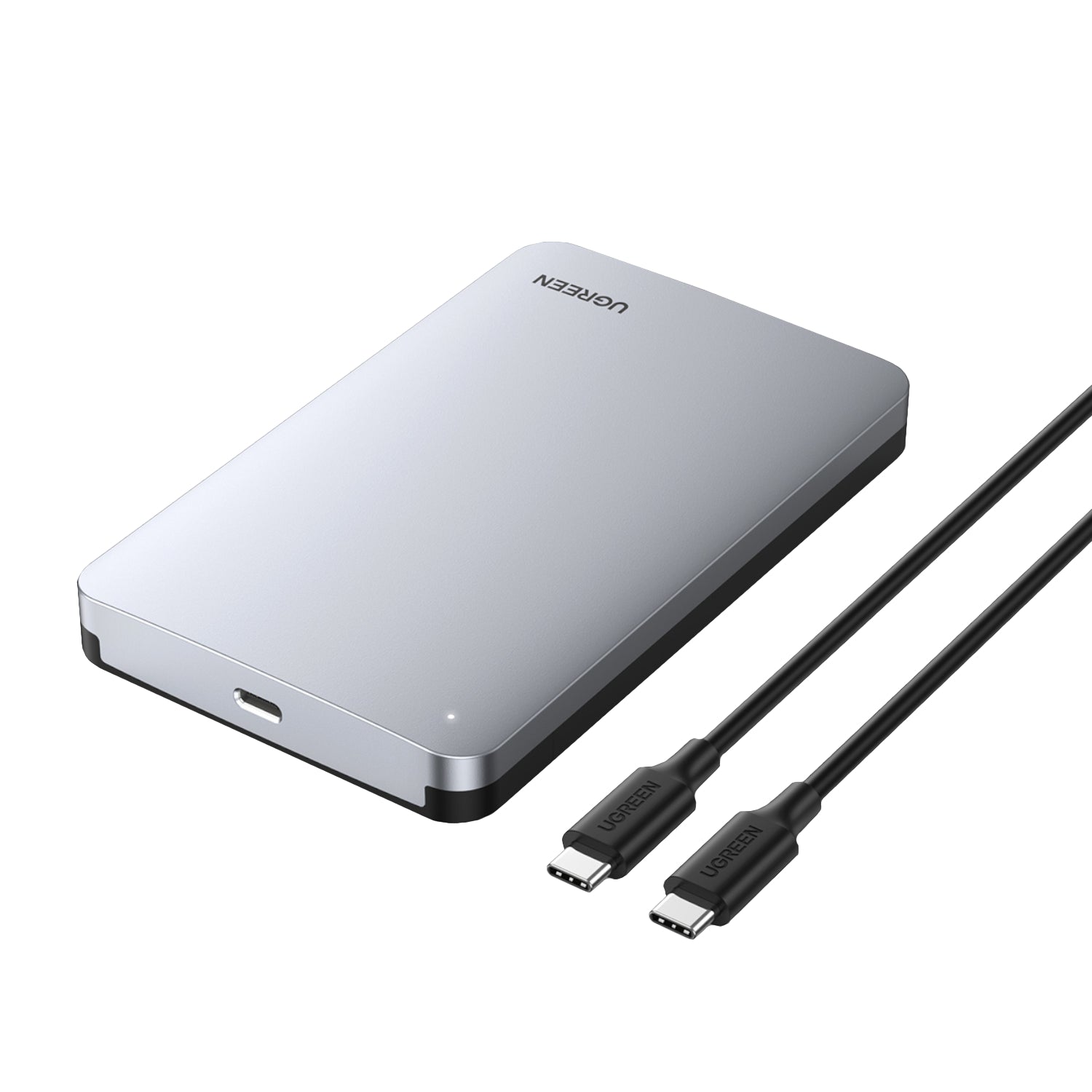 UGREEN CM300 2.5 inch USB Type-C Hard Drive Enclosure - Silver - Guards On Duty Shop & Security Guards