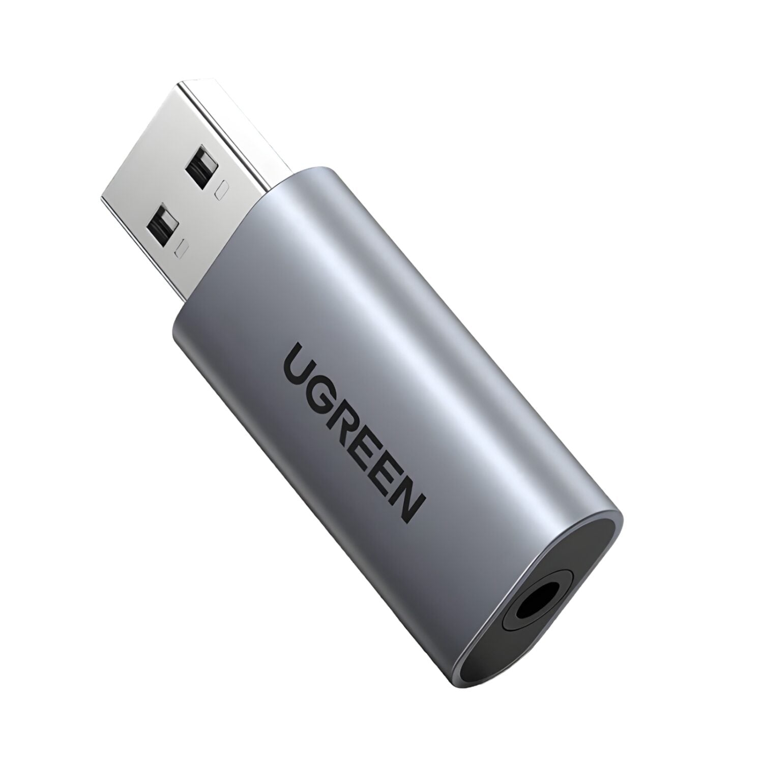 UGREEN CM383-80864 USB-A to 3.5mm Audio Jack External Sound Adapter - Silver - Guards On Duty Shop & Security Guards
