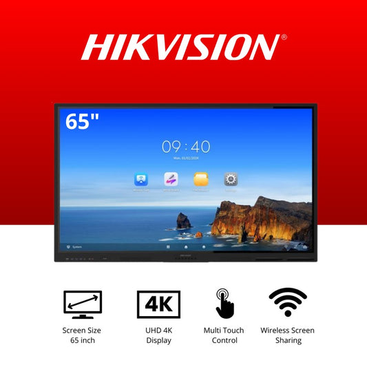 Interactive Display DS-D5B65RB/EL 65" - Hikvision | Guards on Duty Shop South Africa