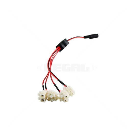 Securi-Prod CN04-4 - Securi-Prod DC Female Connector 4 Way Splitter with Connectors
