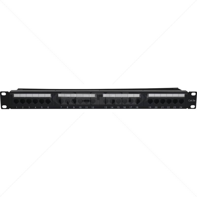 Cabinet Patch Panel CAT5E UTP 24-Port