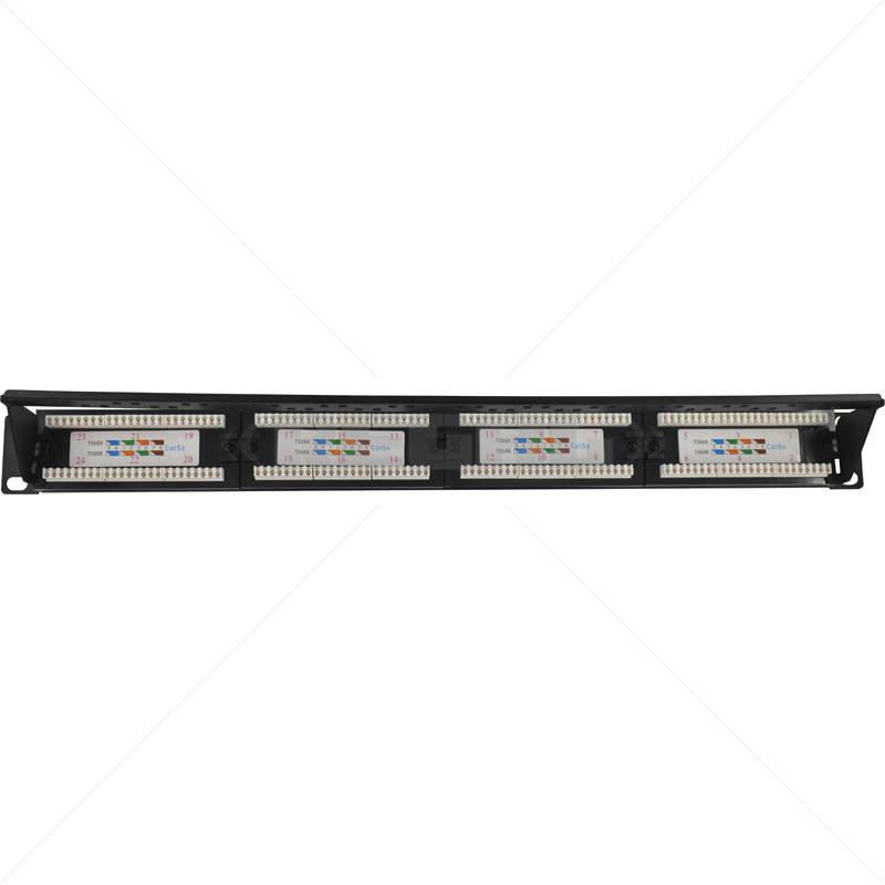 Cabinet Patch Panel CAT5E UTP 24-Port