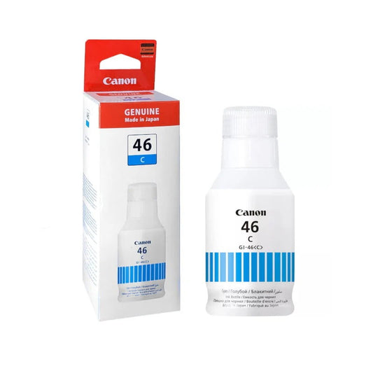 Canon Ink Bottle Gi-46 Cyan - Gx3040 / Gx4040 / Gx6040 / Gx7040 - Yield of 14 000 — Canon | Guards on Duty Shop South Africa