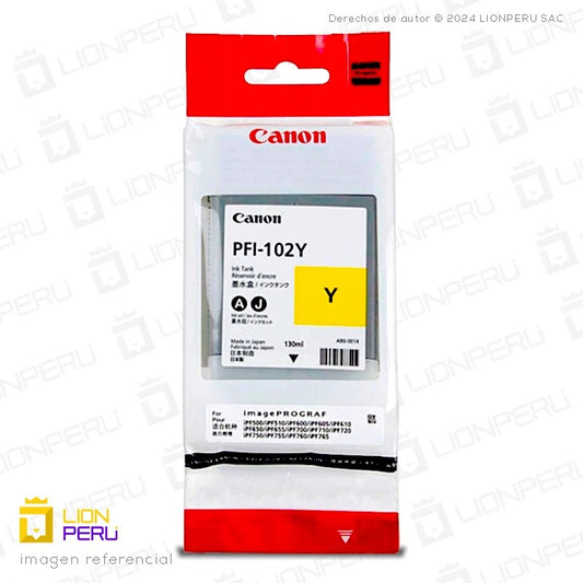 Canon Ink Tank Pfi-102 Yellow — Canon | Guards on Duty Shop South Africa