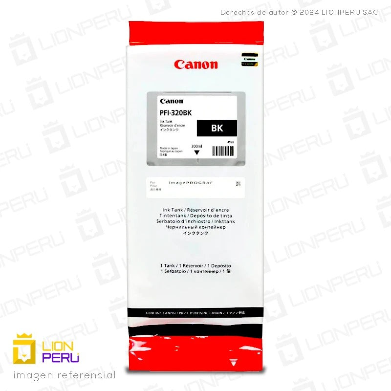 Canon Ink Tank Pfi-320 Black 300ml — Canon | Guards on Duty Shop South Africa