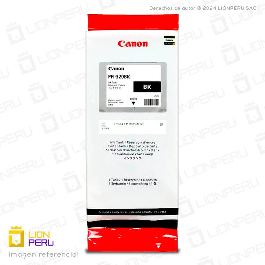 Canon Ink Tank Pfi-320 Black 300ml — Canon | Guards on Duty Shop South Africa