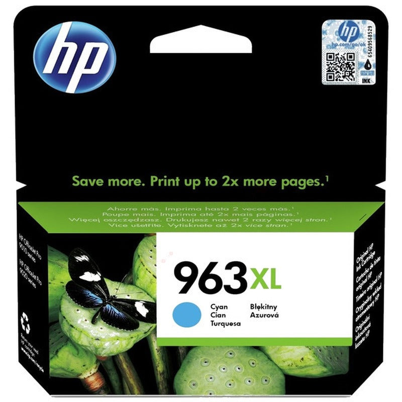 Hp 963xl High Yield Cyan Original Ink Cartridge,1,600 Pages — HP | Guards on Duty Shop South Africa