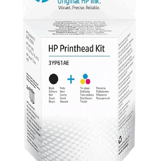 Hp 3yp61ae Black/tri-color Gt Printhead Kit (gt 5800 Series, Hp Ink Tank 100, 300, 400 Series, Hp Smart Tank 300,400 Series) — HP | Guards on Duty Shop South Africa