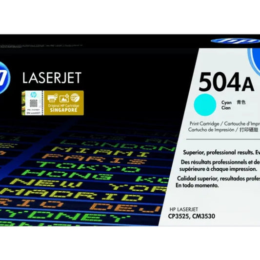Hp 504a Cyan Original Laserjet Toner Cartridge,7,000 Pages — HP | Guards on Duty Shop South Africa