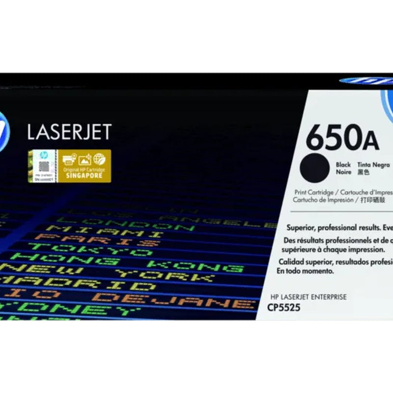Hp 650a Black Original Laserjet Toner Cartridge,13,500 Pages — HP | Guards on Duty Shop South Africa