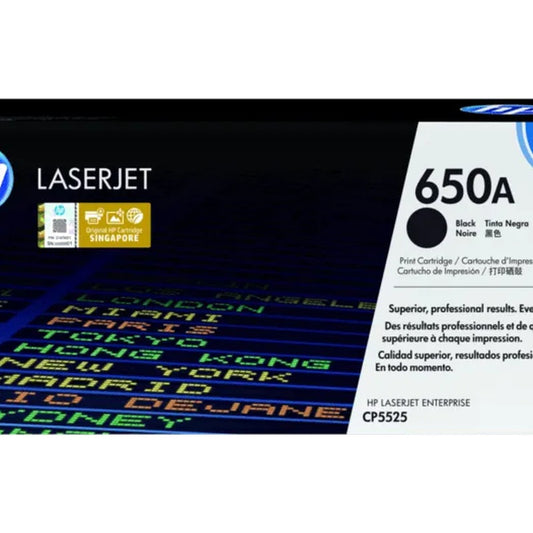 Hp 650a Black Original Laserjet Toner Cartridge,13,500 Pages — HP | Guards on Duty Shop South Africa