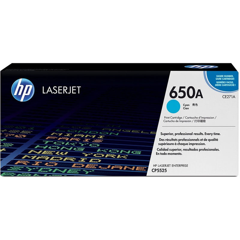 Hp 650a Cyan Original Laserjet Toner Cartridge,15,000 Pages — HP | Guards on Duty Shop South Africa