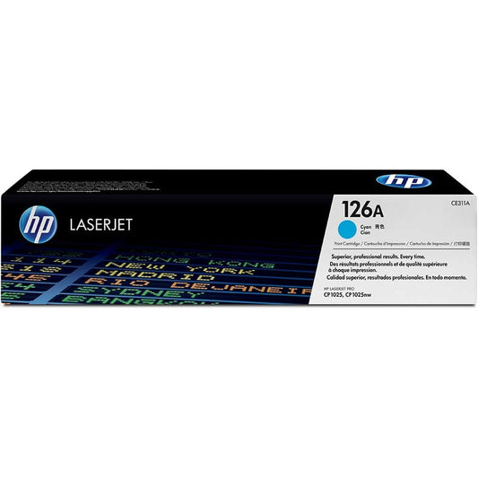 Hp 126a Cyan Original Laserjet Toner Cartridge,1,000 Pages — HP | Guards on Duty Shop South Africa