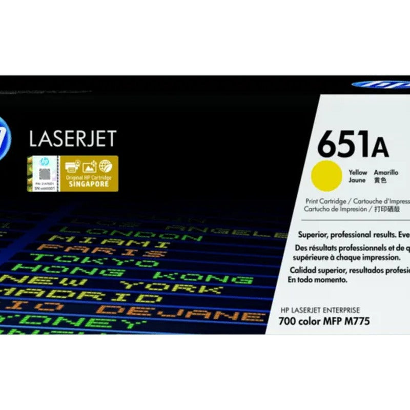 Hp 651a Yellow Original Laserjet Toner Cartridge,16,000 Pages — HP | Guards on Duty Shop South Africa