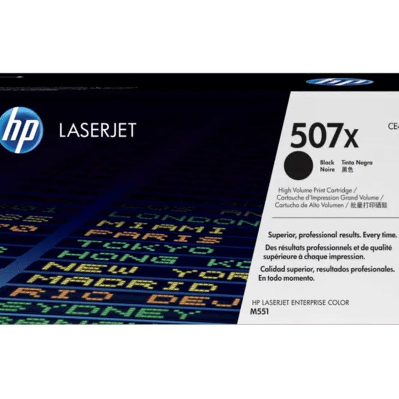 Hp 507x High Yield Black Original Laserjet Toner Cartridge,11,000 Pages — HP | Guards on Duty Shop South Africa