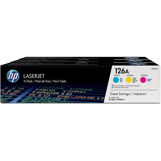 Hp 126a 3-pack Cyan/magenta/yellow Original Laserjet Toner Cartridges,per Cartridge: 1,000 Pages Cyan, 1,000 Pages Magenta, 1,000 Pages Yellow — HP | Guards on Duty Shop South Africa