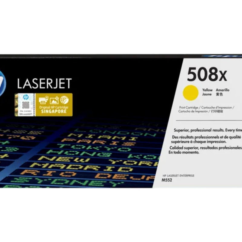 Hp 508x High Yield Yellow Original Laserjet Toner Cartridge,9,500 Pages — HP | Guards on Duty Shop South Africa