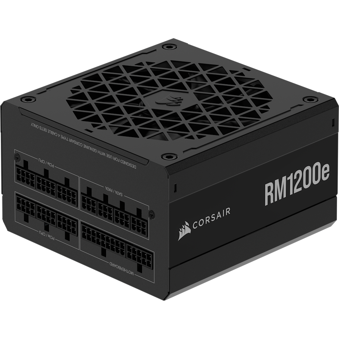 Corsair RM Series RM1200e_ 1200 Watt 80 PLUS Gold Fully Modular ATX PSU; ATX 3.1 and PCIE 5.1 ; 7yr Warranty