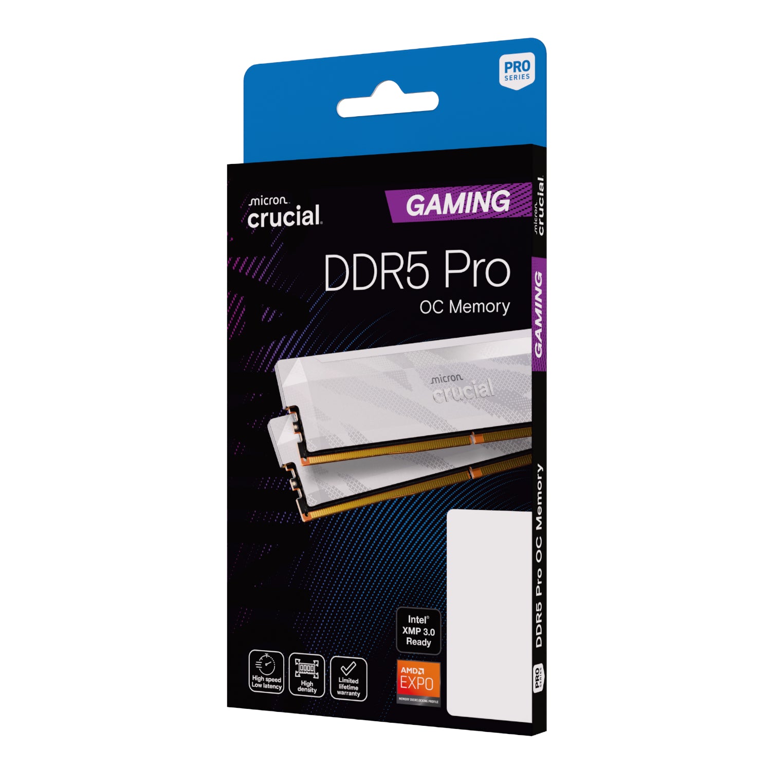 Crucial Pro Overclocking DDR5-6400 32GB Desktop Gaming Memory Kit (16GB x 2) – White - Guards On Duty Shop & Security Guards