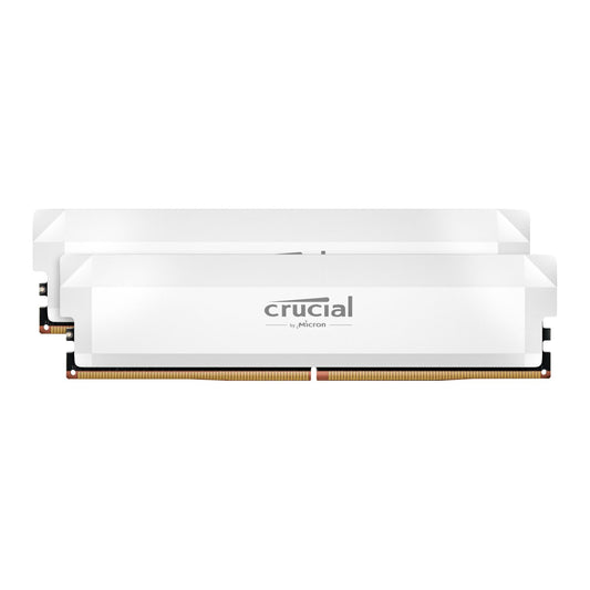 Crucial Pro DDR5-6000 64GB Overclocking Memory Kit - White - Guards On Duty Shop & Security Guards