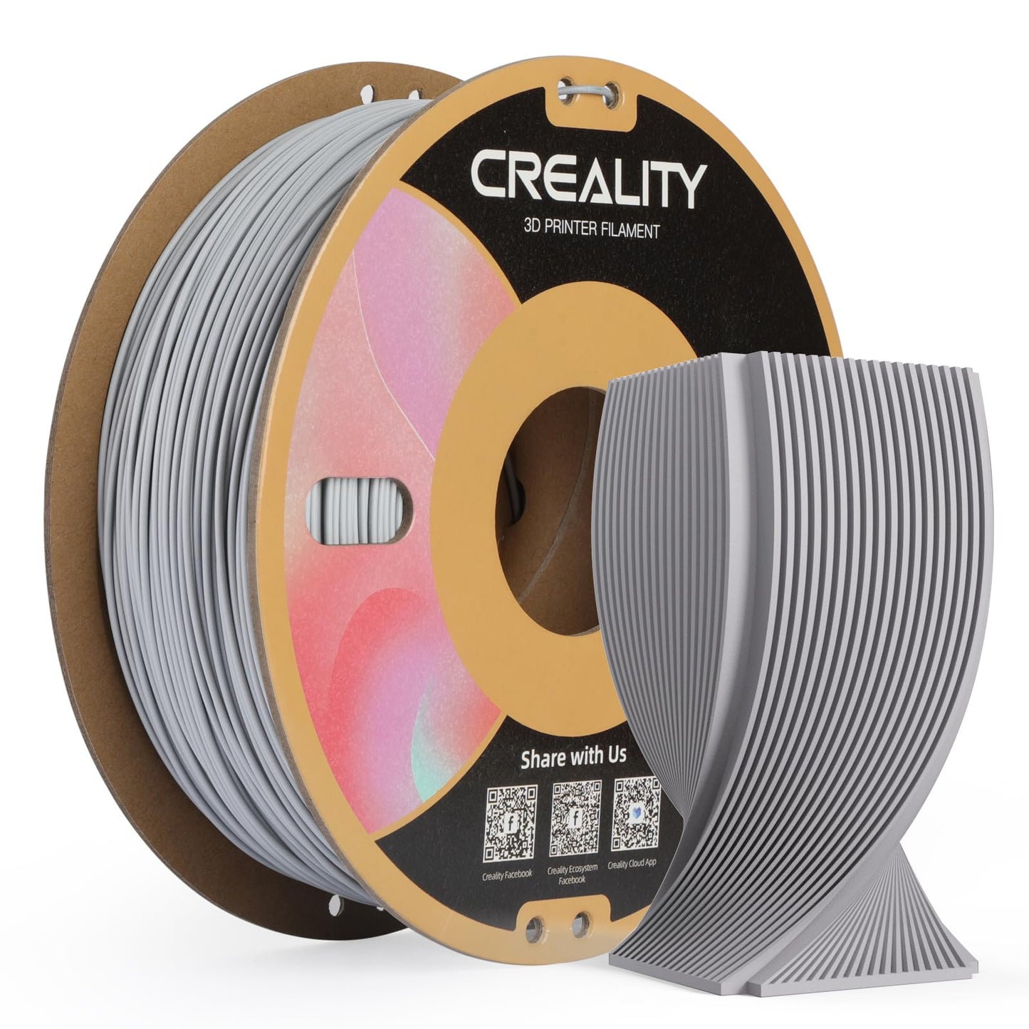 Creality CR-PLA Matte Filament - Matte Grey - Guards On Duty Shop & Security Guards