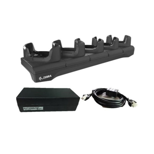 Zebra KIT: Charge-Only ShareCradle to charge up to five FR55; TC53 / TC58; TC53e / TC58e / TC53e-RFID devices WITH a protective