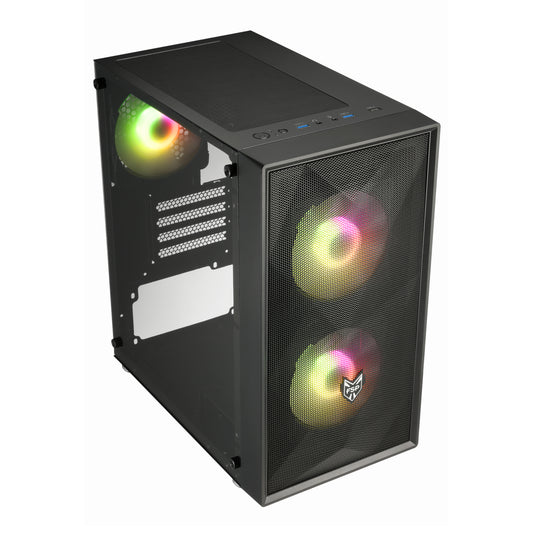 FSP CST130A Micro-ATX Gaming Chassis - Black - Guards On Duty Shop & Security Guards