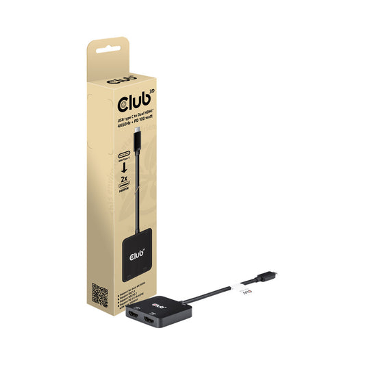 Usb Type C Mst Hub to Dual Hdmi 4k60hz — CLUB3D | Guards on Duty Shop