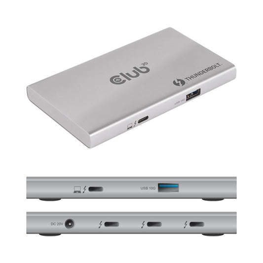 Club3d Csv-1580 Thunderbolt 4 Smart Hub — CLUB3D | Guards on Duty Shop