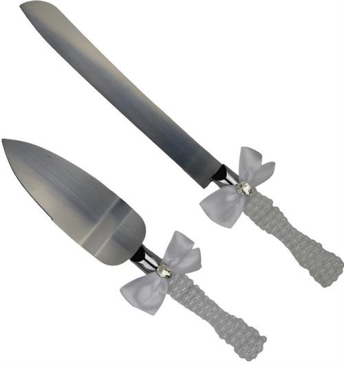 Casey Cake Knife And Spatula Server Set