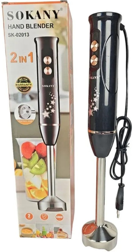 Sokany Sk-02013 2 In 1 Hand Blender With Jar