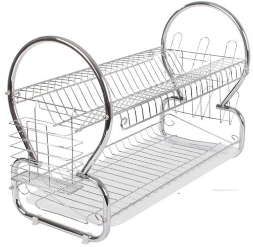 Casey 2 Layer 40Cm Stainless Steel Medium Dish Rack