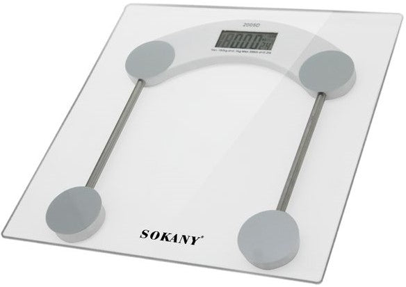 Sokany 180Kg Bathroom Digital Glass Scale